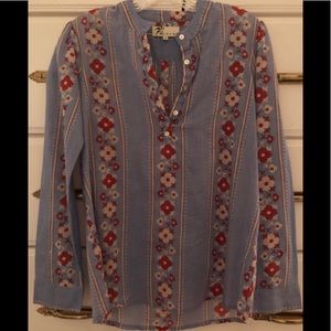 Local Floral Henley Top